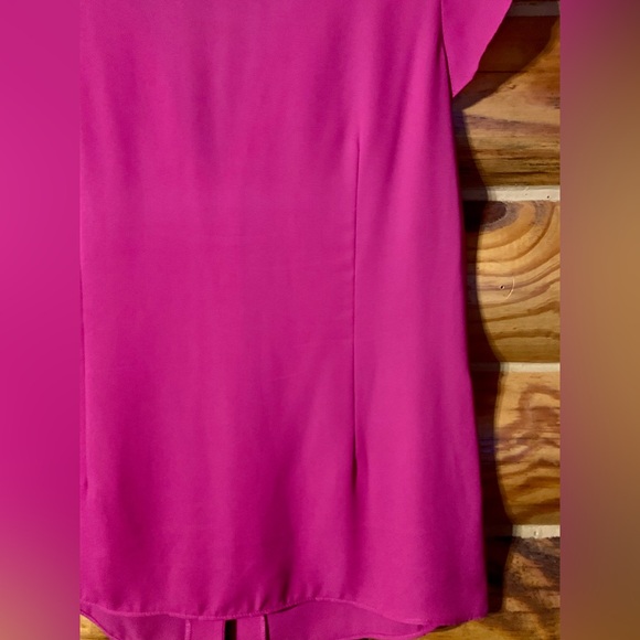 Worthington Hot Pink Button Down Blouse Business Office Wear Small - Picture 8 of 10